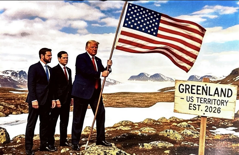 Screenshot 2026-01-20 at 09-35-18 Trump publicó una imagen suya poniendo la bandera de Estados Unidos en Groenlandia - Agencia Noticias Argentinas