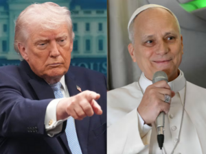 La guerra de palabras entre Trump y el papa León XIV
